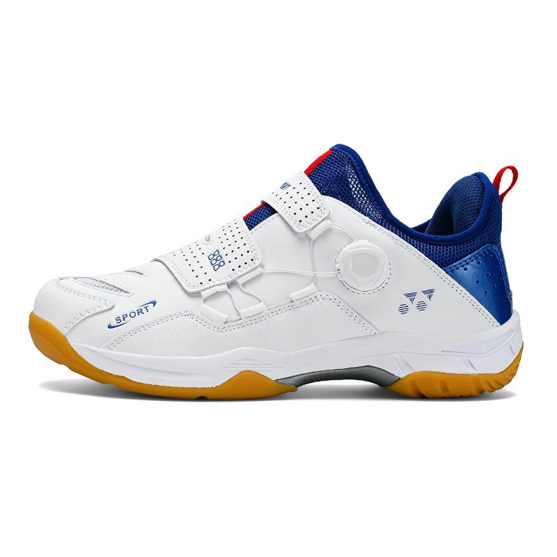 Профессиональная обувь для бадминтона мужская обувь 2025 новая вращающаяся пряжка спортивная обувь женская обувь для настольного тенниса студенческая тренировочная обувь