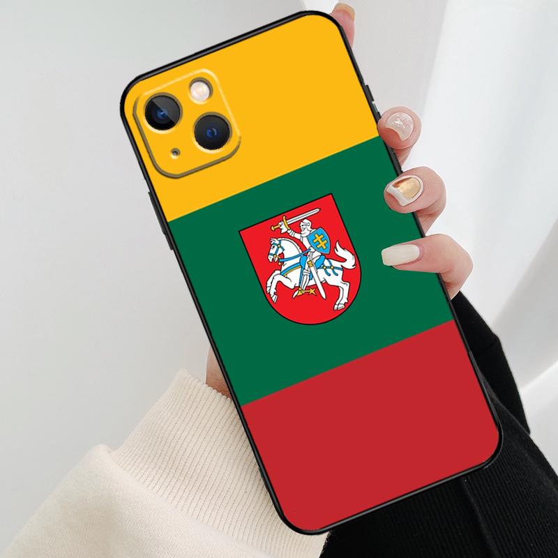Модный Чехол для Телефона с Флагом Литвы Для iPhone 17 Pro Max 14 13 12 11 15 16 Pro Max mini 15 16 Plus 16e 17 Air Cover