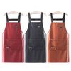 Oil-Proof Cleaning Apron Waterproof Cafe Shop Overalls New Work Clothes for Gardening
