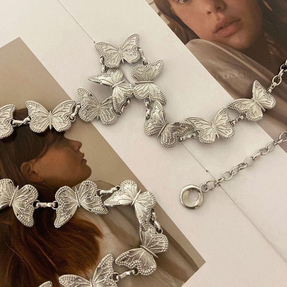 Винтажный пояс Регулируемый корпус Одежда Аксессуары Новый ремень-цепочка для женщин