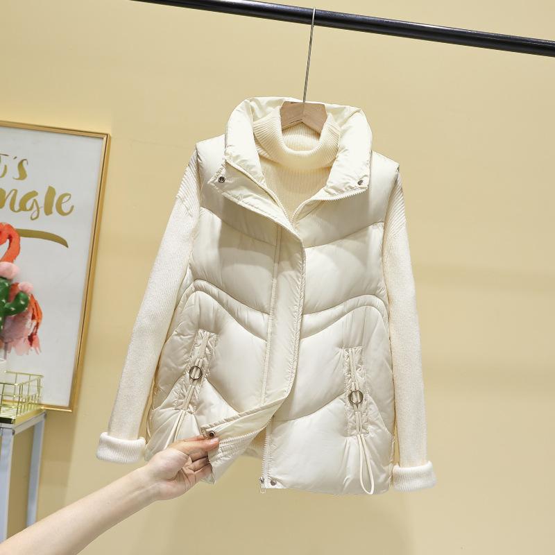 Loose Down Cotton Vest Women's Winter Short New Fashion Cotton Vest Jacket Autumn and Winter