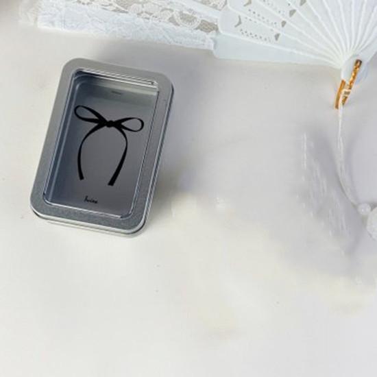 Модный органайзер Kpop Photoaced Organizer Sliver Color Bow Series, настольный держатель для канцелярских принадлежностей, креативный дизайн, мини-коробка для хранения вещей