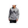 Large Logo Basketball Hoodie Men Hoodie Gray GH6662