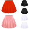 Summer Kids Girls Skirt Fitness Yoga Built-In Shorts Badminton Skirt Sun Protection Tennis Skirt