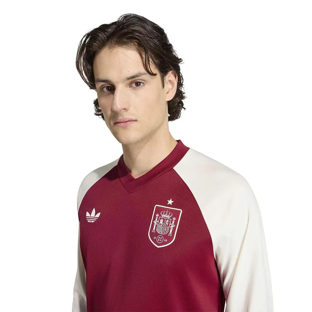 Adidas Spain 26/27 Away Pre Match Sweatshirt 100% recycled polyester red