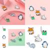 Fun And Whimsical Animal Pins With Charming Penguin House And Fox Knife Motifs