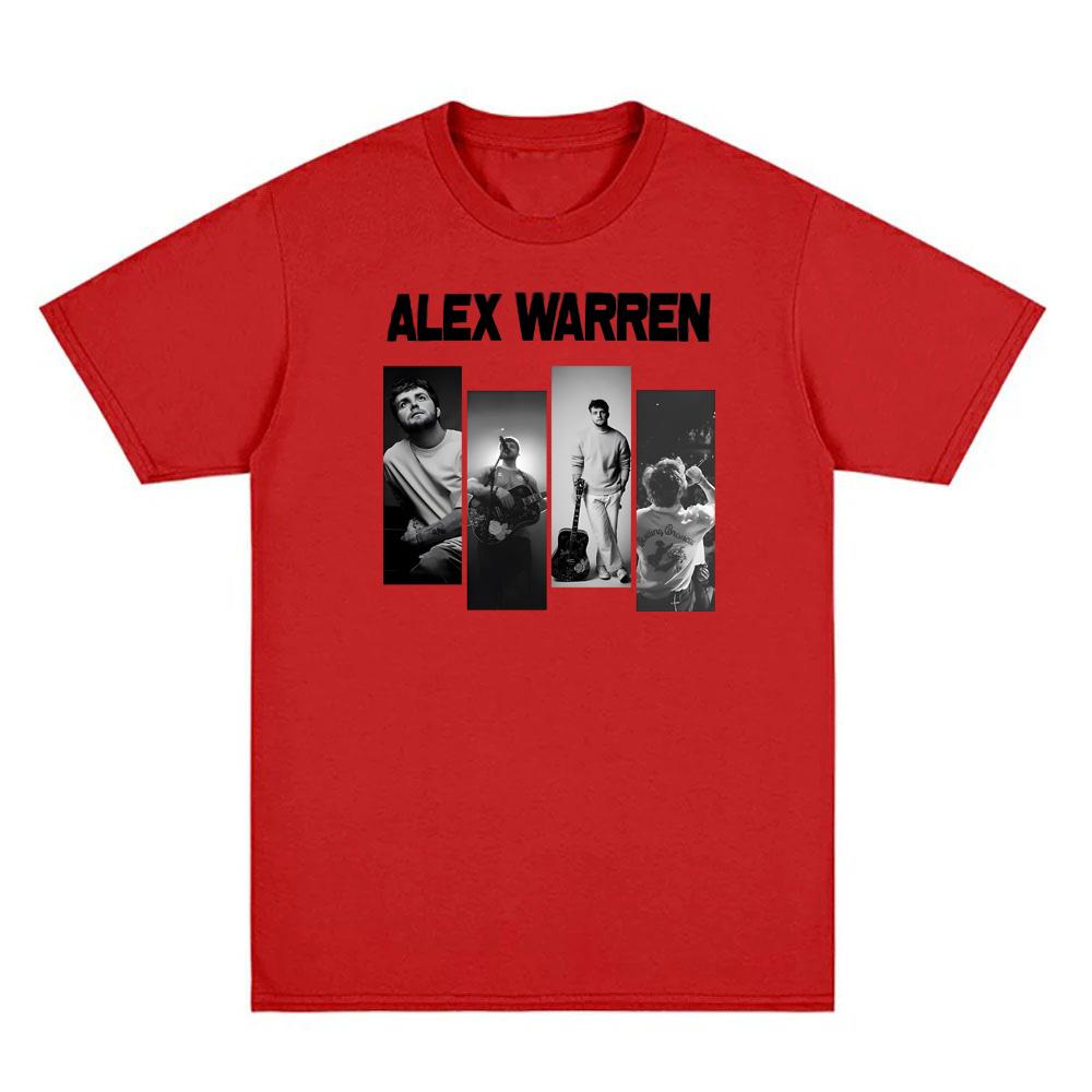 Alex Warren TEE Singer's same style Unisex Summer Tee-shirt Sleeve Women/men Casual 100%cottonTshirt Round Neck Comfortable Tees