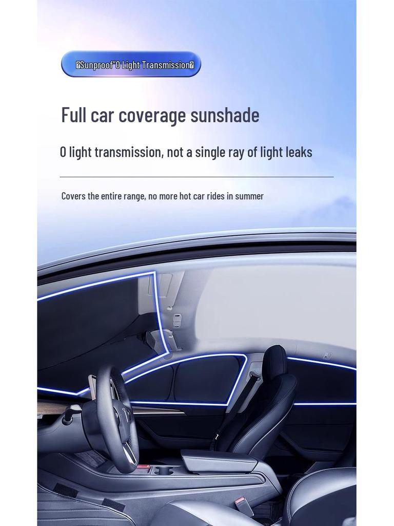 Sunshade for Chery Little Ant QQ Ice Cream Shuxiangjia Arrizo e Wujie PRO