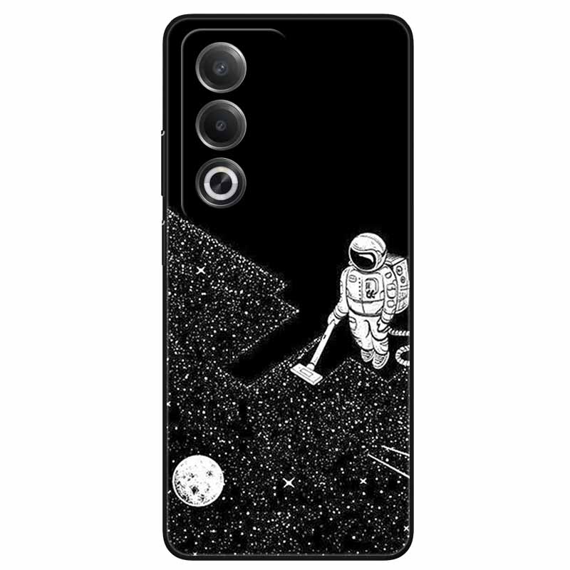 Чехол для OPPO A80 5G 6.67'' Крутой Черный Мягкий ТПУ Силиконовые Задние Крышки для A 80 OPPOA80 5G A80 2024 Чехлы для Телефона Funda Coque CPH2639