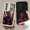 Чехол для телефона Marvel Deadpool для Samsung Galaxy A15 A25 A35 A55 A51 A71 A72 A73 A52 A52s A53 A54 Мягкий 4G 5G Мягкая накладка