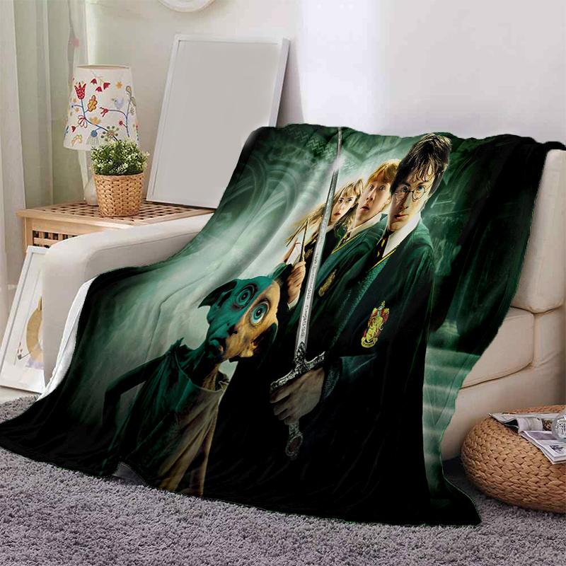 Harry Potter and the Goblet of Fire Movie Poster PrintPrint Blanket, Soft Blanket For Sofa Office Bed And Travelling Daughter Birthday Gift