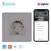 Bseed Zigbee Europe Russia Standard Plastic Wall Smart Power Socket Plug Work With Tuya Gateway Smart Life Alexa App Four Colors