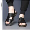 Fashion Summer Fashion Leather Soft Soled Men's Sandals Designer Leather Casual Beach Men Shoes Platform Slippers Male Zapatillas Hombre