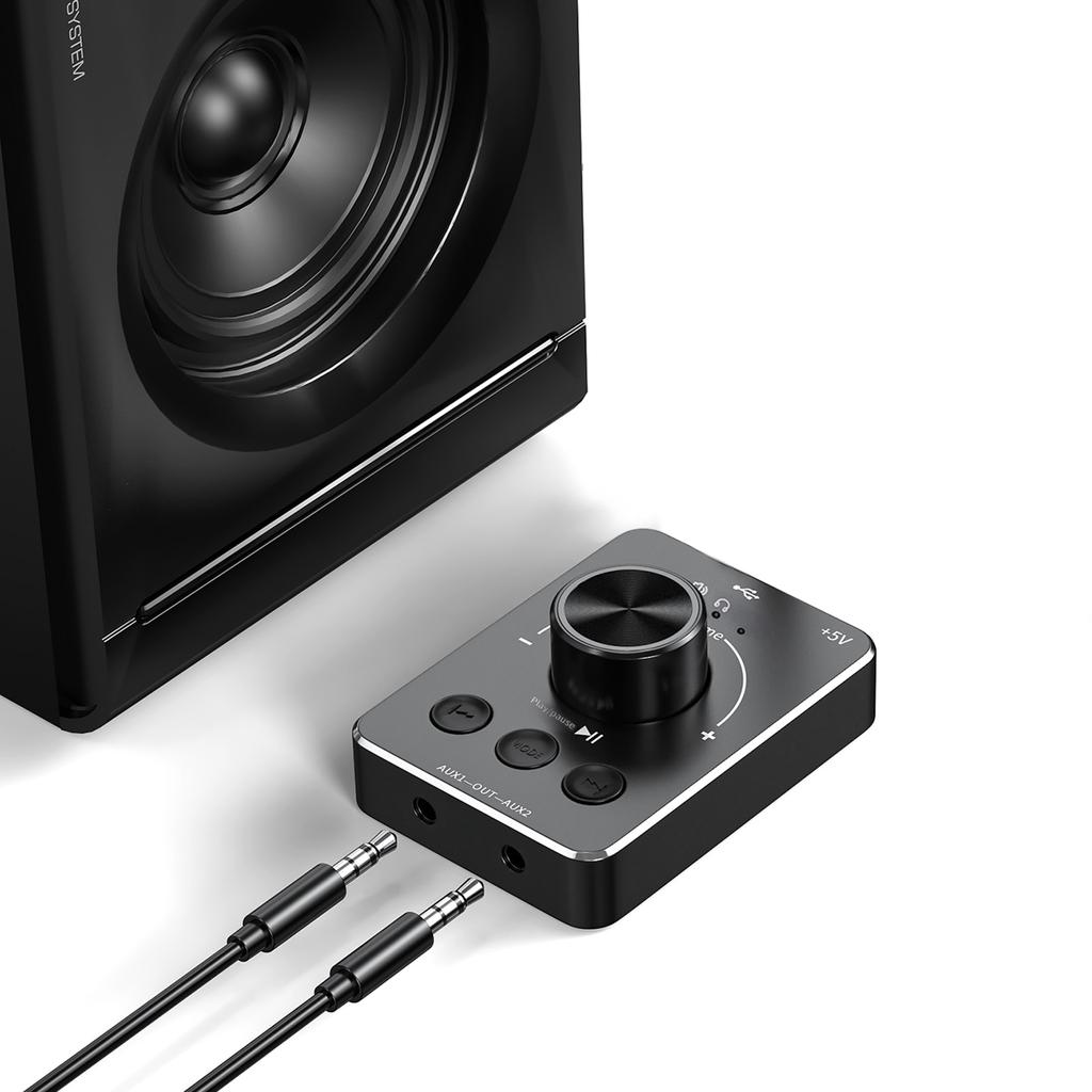 USB-регулятор громкости компьютера BT5.1 Аудио передатчик U Воспроизведение диска Внешняя звуковая карта