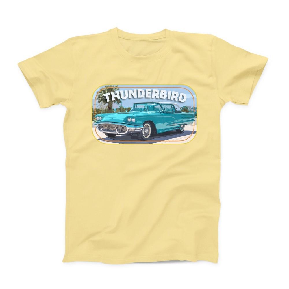Ford Thunderbird Truck ФАН-АРТ Винтаж 1980-х : Футболка для взрослых, подростков, малышей F392 Унисекс