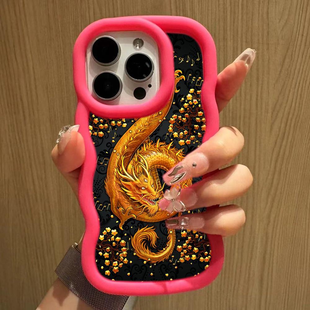 Чехлы для телефонов Ae77 Dragon Design Art защитные для Samsung S24 Plus S23 Ultra A14 A55 A05s A06 Honor X9b Motorola OnePlus Big Wave TPU задняя крышка