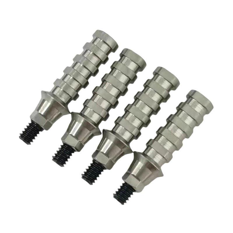 Dental Hex Base Screw 1 Piece Temporary Abutment Fit for Osstem Multi Unit Dental Implant Repair Accessories