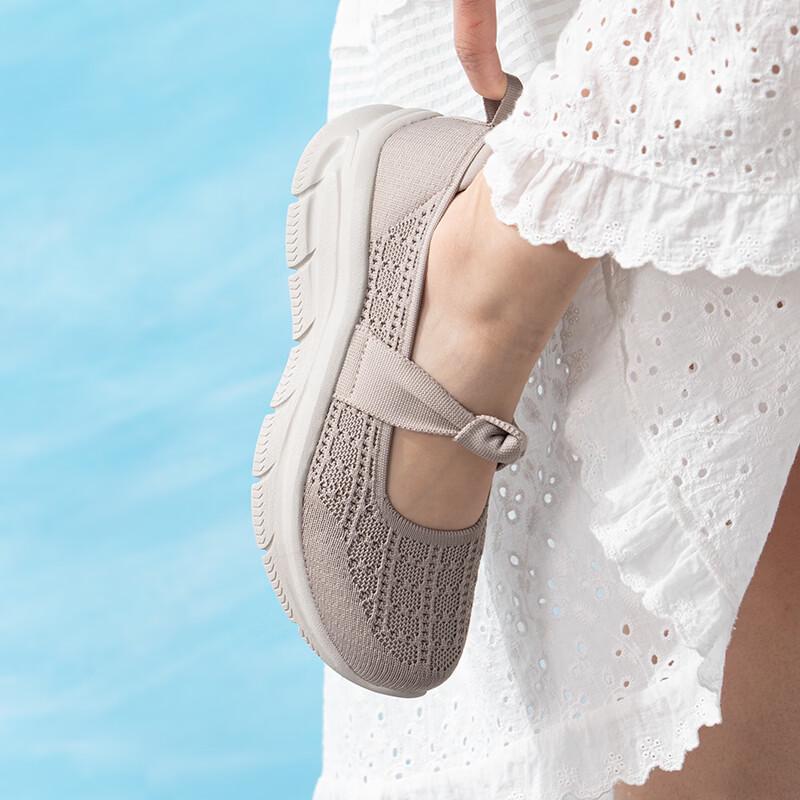 Skechers Женская летняя повседневная обувь для активного образа жизни
