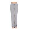 Auroth Solid Color Women High Waist Wide Leg Flared Pants Stretch Trousers Drawstring Sports Pants