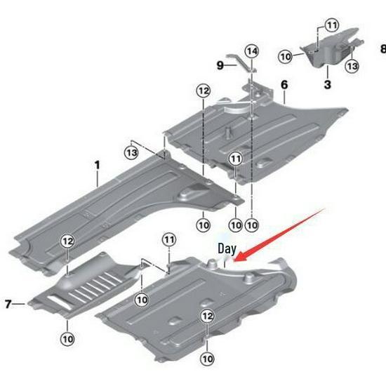 Защита коробки передач BMW X3 G01/X4 G02