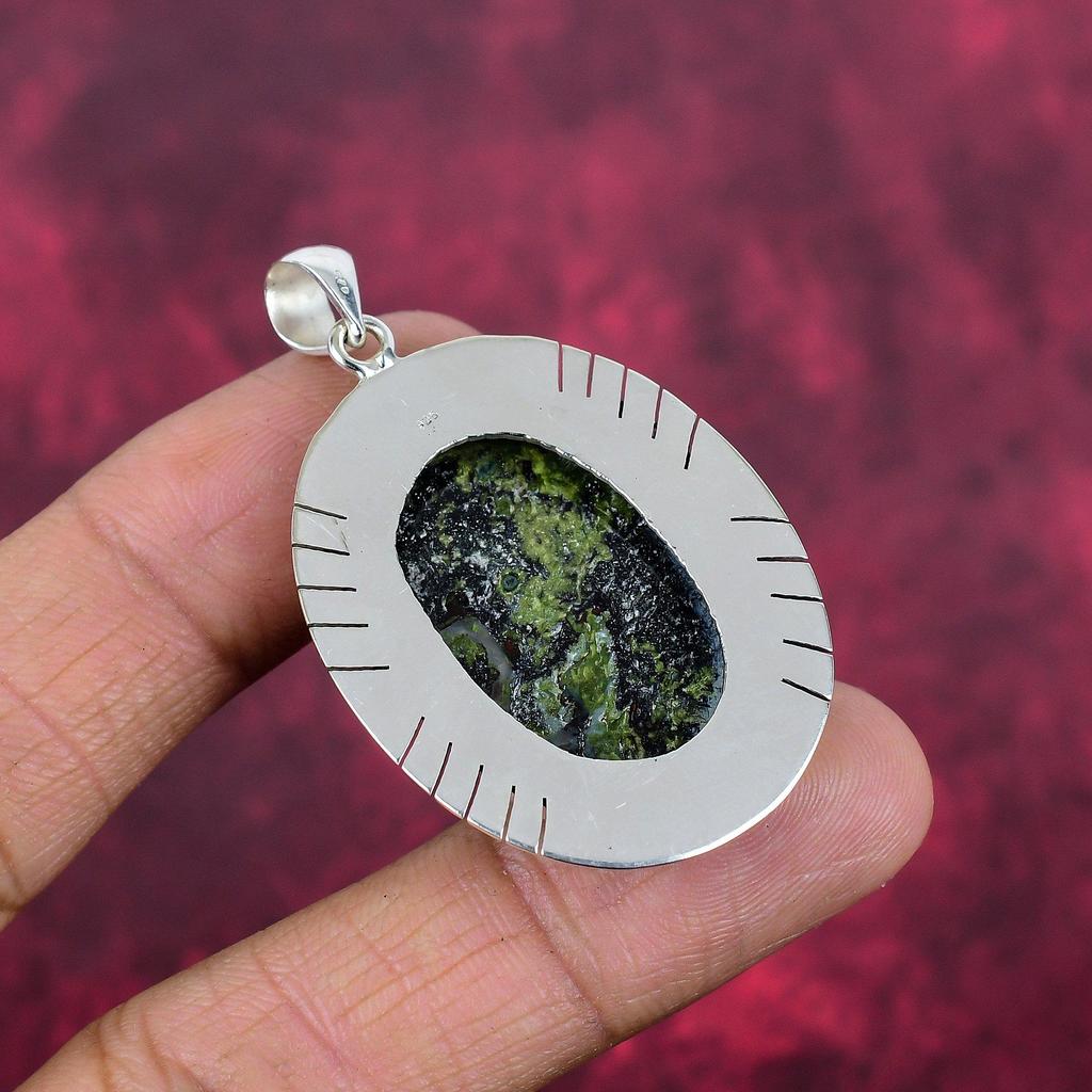Драгоценный камень «Драконья кровь» Яшма, кулон из стерлингового серебра 925 пробы, ювелирные изделия ручной работы, элегантный серебряный кулон, ювелирное изделие, подарок для любви