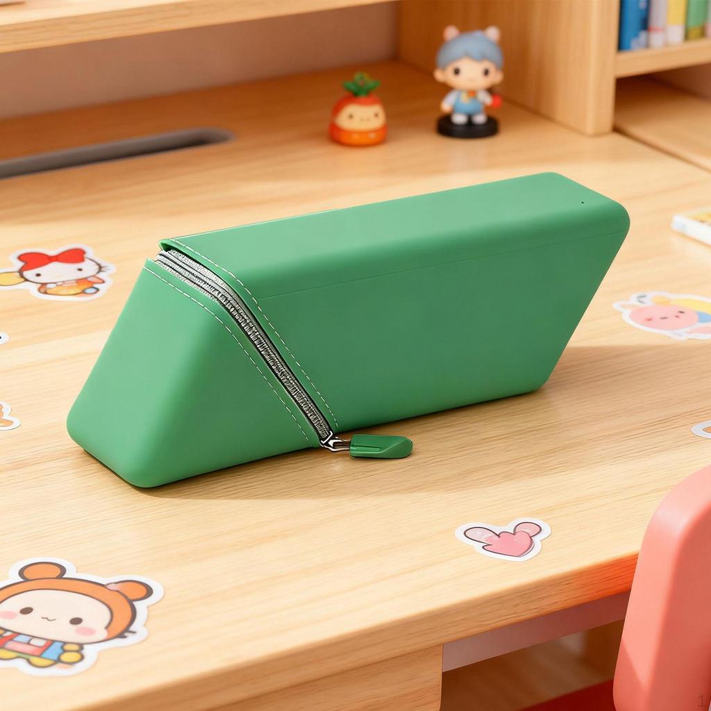 Silicone Pen Holder Desk Organizer Pencil Pouch for Child Home