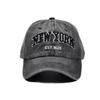 Cotton Sport Duck Tongue Cap Washable Letter Embroidery Sun Hats New York Baseball Cap  Summer