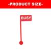 Monitor Status Flag,Desk Sign Flag Desk Work Status Sign in Plastic with Joining Parts and Raised Desk Message Display for Home Office Desks