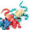 3D-печатная игрушка-животное кошка Реалистичная бесшерстная фигурка Кошка-игрушка-антистресс Для любителя кошек Коллекционера Украшение для дома