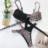 Leopard Bikini Set Push Up Bikinis Sexy Swimsuit For Women Swimwear Brazilian Biquini Thong Bathing Suit Swimming Suits