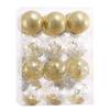 24Pcs 6cm Christmas Ball Ornaments Plastic Tree Decoration Pendant  Party Decoration