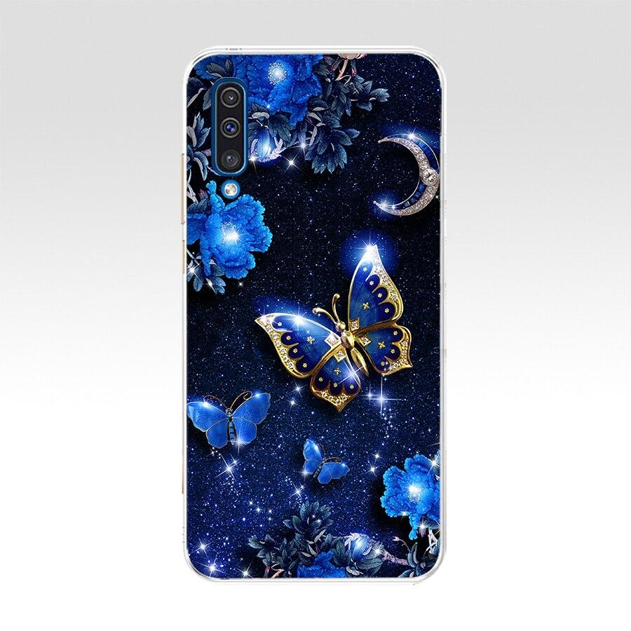 Чехол для Samsung Galaxy A50 A 50, цветной защитный чехол с принтом кота, мягкие силиконовые чехлы из ТПУ для Galaxy A50, Fundas Coque Capa