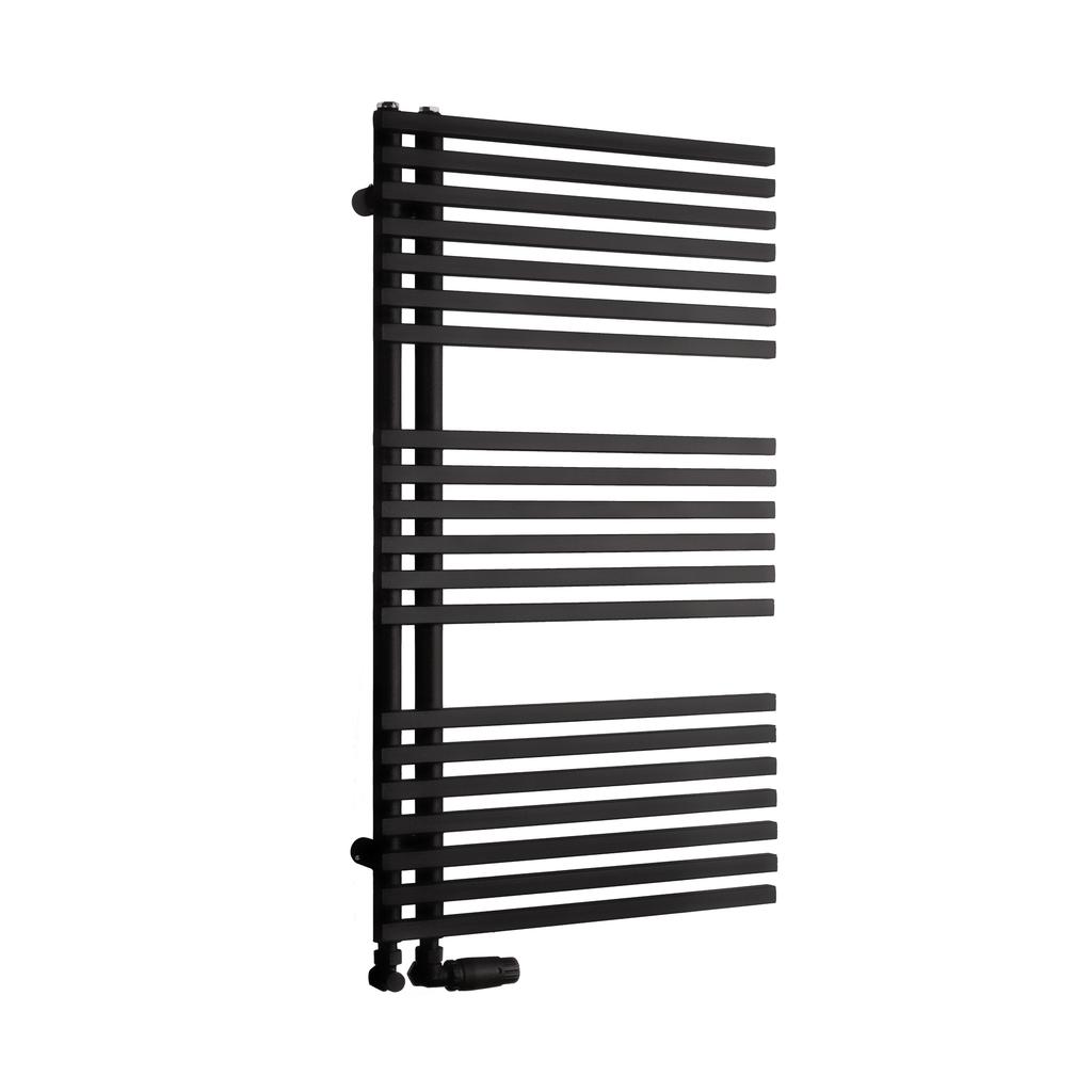 Luxrad bathroom radiator Type E 883 x 500 mm matt black 9005