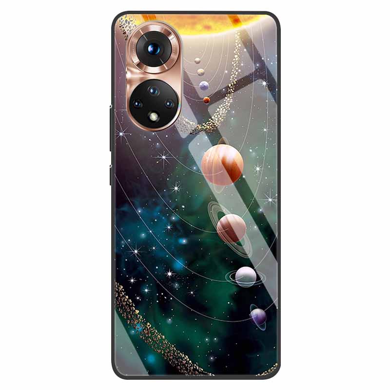 Роскошный чехол для Huawei Honor 50 Чехол Закаленное Стекло Чехол для Телефона Huawei Honor 50 Honor50 6.57" Coque Сумка Модный Бампер