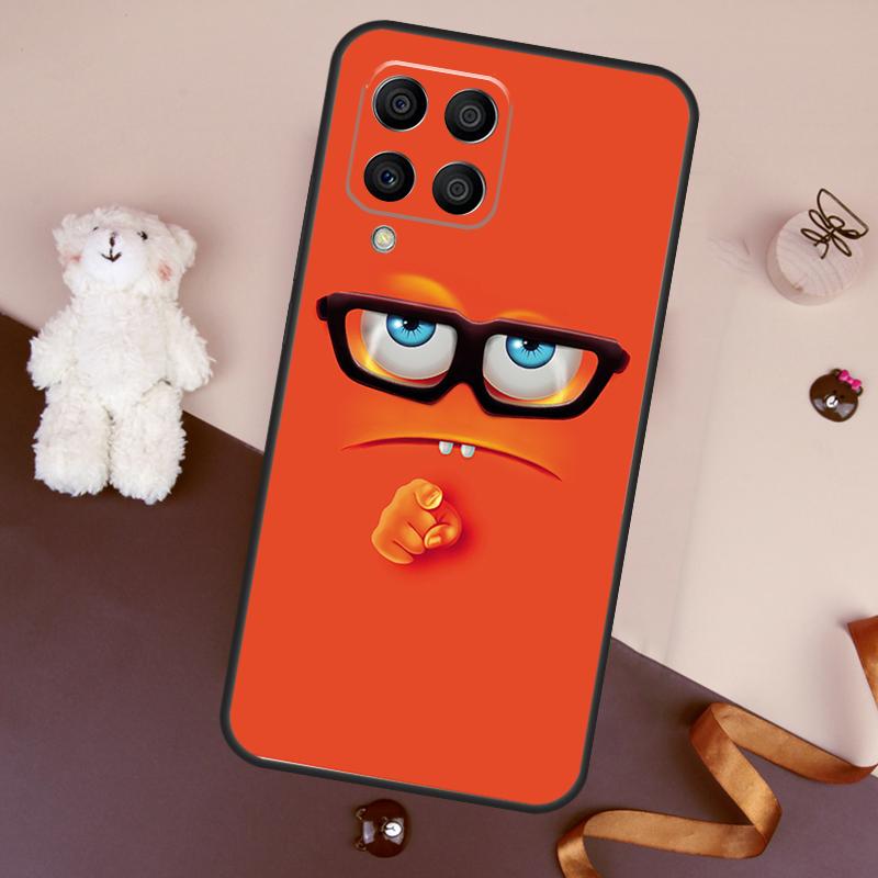 3D забавное лицо Милый чехол Для Samsung Galaxy M32 M52 M14 M54 M13 M33 M53 M56 M36 M16 M31 M11 M12 M35 M55 M15 M06