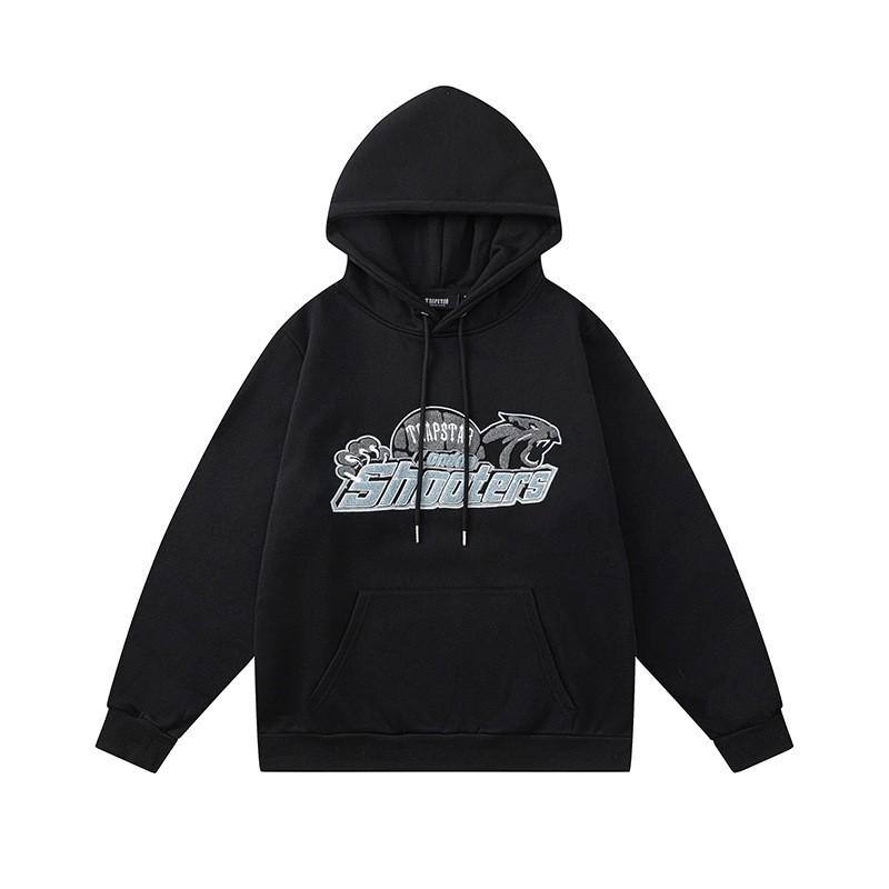 Unisex Streetwear Hoodie Set With Embroidered Letter Design Loose Fit Cotton Pullover Fall Casual Wear