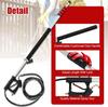 Pressure Washer Extension Wand, Telescopic Gutter Cleaner,3Curve Wands,7Spray Nozzle Tips,Adjustable Support Belt and 2Adapters