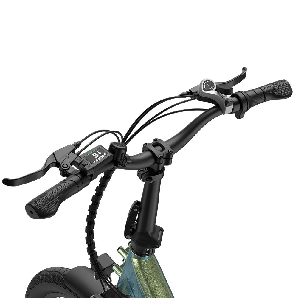 Fafrees F20 Flex 20"foldable electric commuter bike,torque sensor,6 km/h walk-assist mode,mechanical disc brakes,maximum load capacity of 120 kg.
