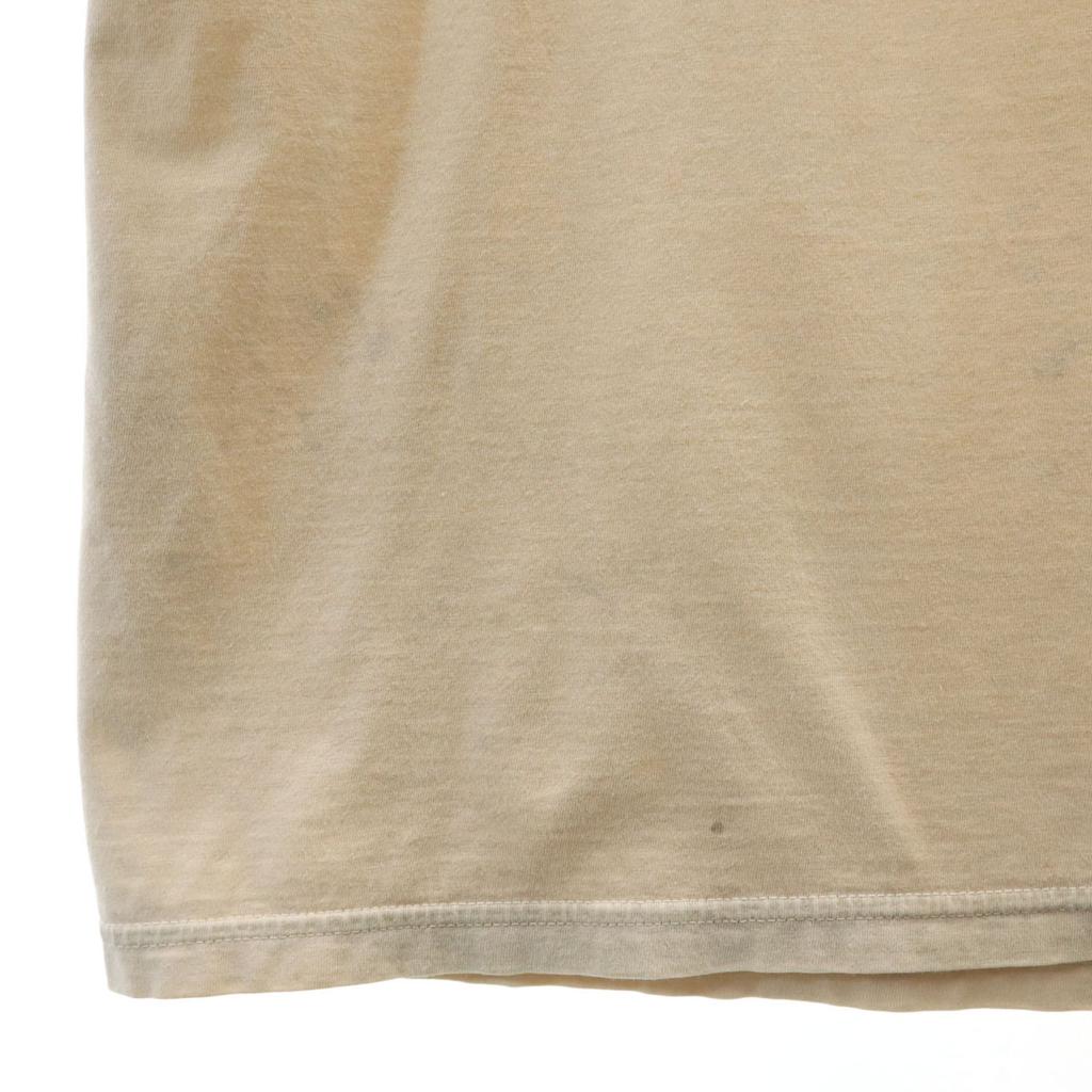 Ron Herman сделано в Японии Футболка с коротким рукавом и V-образным вырезом M бежевая Мужская Б/у