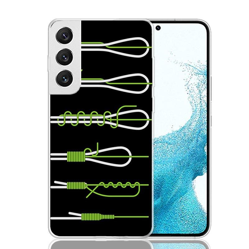 Рыболовный спиннинг для карпа, крючок, чехол для телефона для Samsung Galaxy S26 Ultra S23 S24 S25 Edge S20 FE S21 S22 Plus, мягкая печатная оболочка F