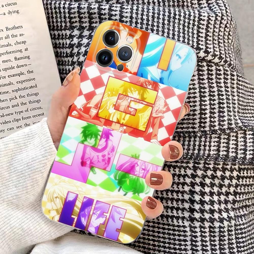 Чехол для телефона из аниме No Game NO life для iPhone 15 8 7 6 6S Plus X SE 2020 XR XS 14 11 12 13 Mini Pro Max