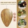 6 Pack Wasp Nest Decoy Hanging Wasp Deterrent Paper Lantern Extinguishing Wasp Lantern Waterproof for Outdoor Spaces