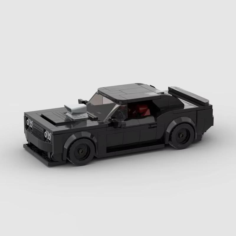 Moc Racing Car Off-Road Pickup Truck Car Diy Building Block Sports Car Assembly Model Children'S Puzzle Toys Festival Gift