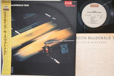 Виниловая пластинка KEITH MACDONALD TRIO - Waiting VIJ28084PROMO LANDMARK Япония Obi Джаз Б/у