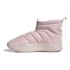 adidas Adipuff Нескользящие Устойчивые к истиранию Высокие Повседневные Кроссовки Унисекс Розовые JR0072