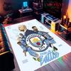 Eternal MCFC Spirit Carpet Rug for Living Room Bedroom Home Sofa Decoration,Kids play Nonslip Floor Mat