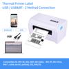 Desktop Thermal Label Printer for 4x6 Shipping Package Label Maker 160mm/s High Speed USB&BT
