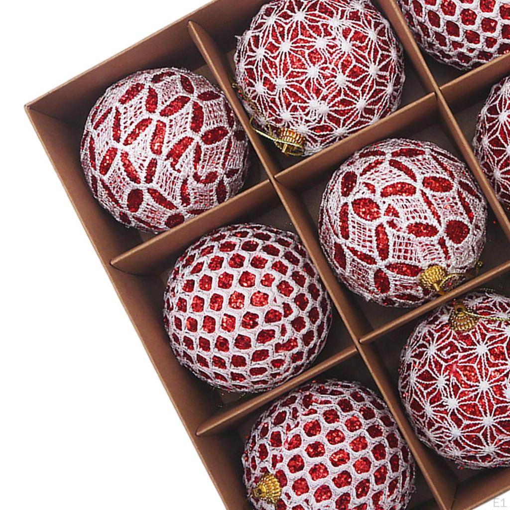 9 Christmas Ornaments for Tree Decorations Party Favors Hanging Accessories Bedroom Bar