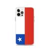 Coque iPhone 12 Pro - PIXELFORMA - Drapeau Du Chili - Silicone Souple - Protection Complète - Rouge