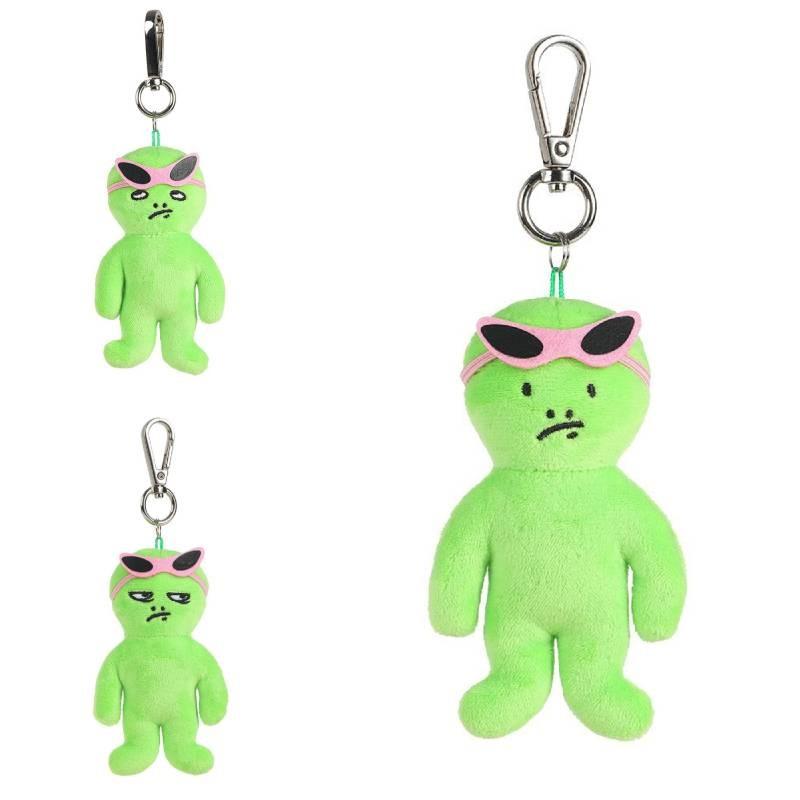 Оригинальный креативный плюшевый брелок в виде злого инопланетянина, милый причудливый мультяшный аксессуар для куклы